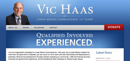 Vic Haas for Lower Merion Township Commissioner